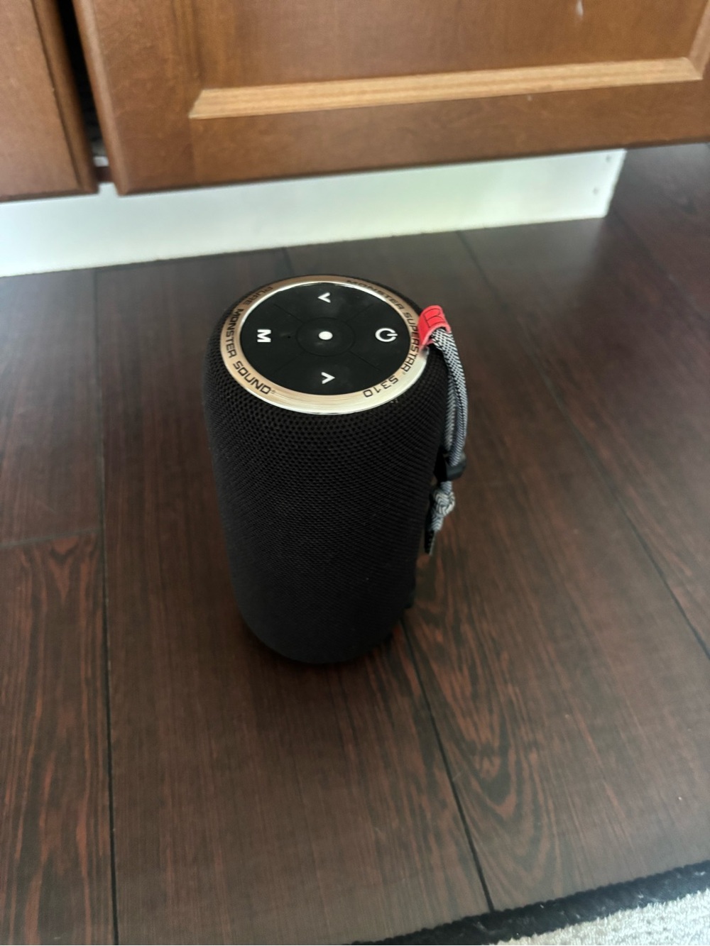 Portable Black Bluetooth Speaker with Strap